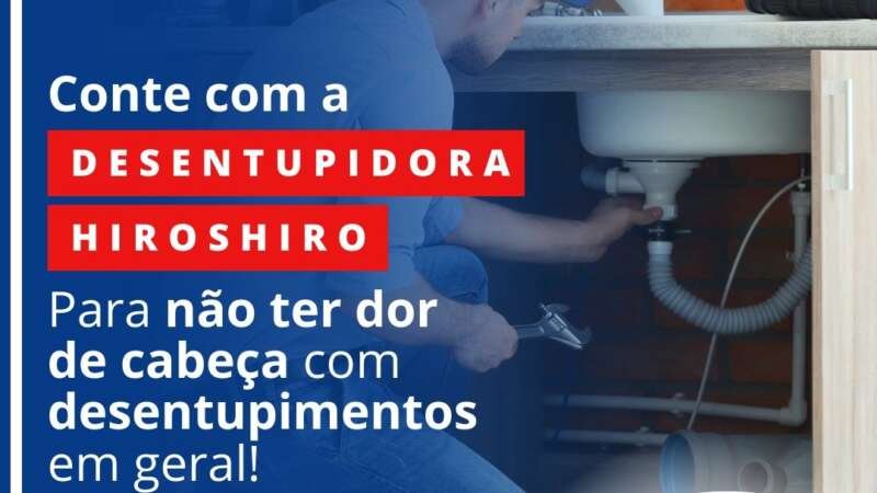 Evite dores de cabeça com desentupimentos! Conte com a Desentupidora Hiroshiro para um serviço eficiente e duradouro. 💧