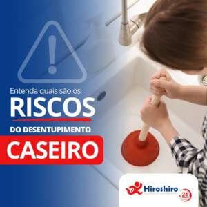 🛠 Evite riscos ao desentupir sua casa! Na Desentupidora Hiroshiro, sabemos que o desentupimento caseiro pode trazer mais problemas do que soluções.