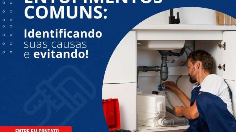 Entupimentos nos encanamentos são problemas frequentes que podem causar grandes inconvenientes